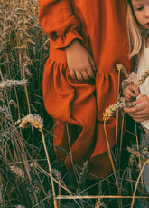 Střih na dětské mušelínové šaty "Romance" - 80 - 134 - Šibabi.cz