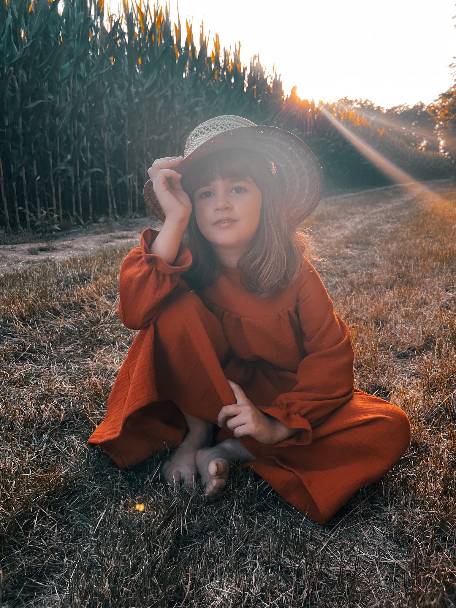 Střih na dětské mušelínové šaty "Romance" - 80 - 134 - Šibabi.cz