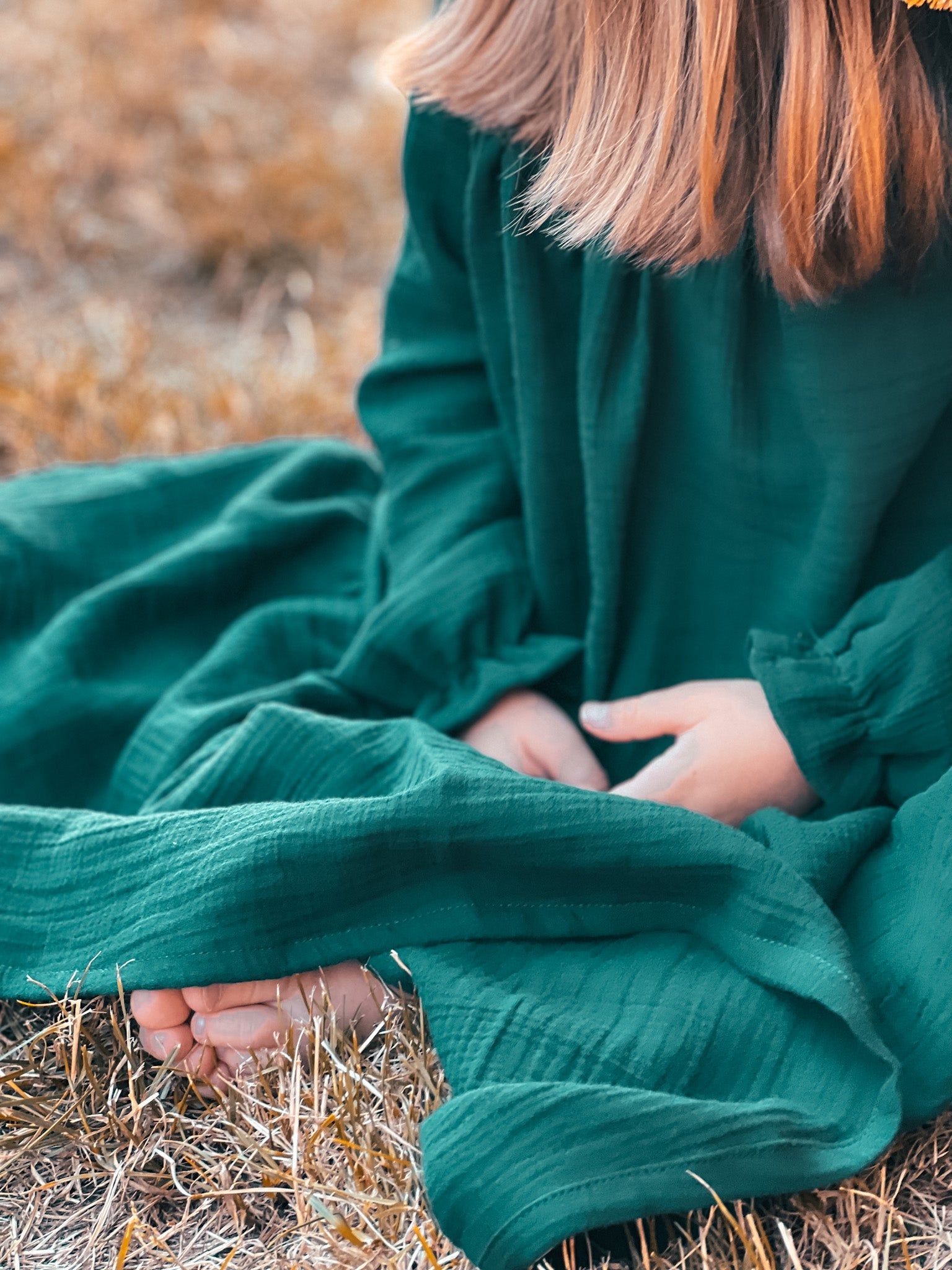Střih na dětské mušelínové šaty "Romance" - 80 - 134 - Šibabi.cz