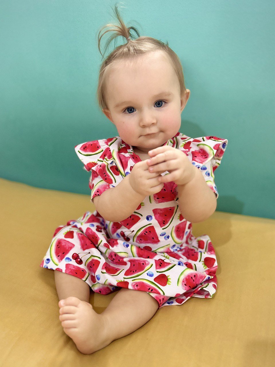 Střih na dětské šaty s dlouhým rukávem "Penelope" 62 - 134 - Šibabi.cz