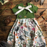 Střih na dětské šaty s mašlí "Kara" - 86 - 134 - Šibabi.cz