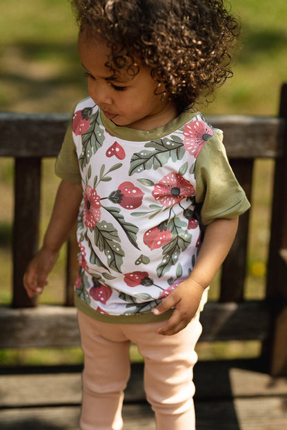 Střih na dětské tričko Basic tričko "Levi" - 62 - 128 - Šibabi.cz