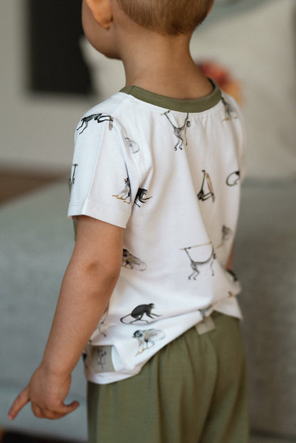 Střih na dětské tričko Basic tričko "Levi" - 62 - 128 - Šibabi.cz