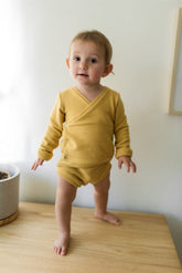 Střih na dětské zavinovací body "Wrap" - 50 - 98 - Šibabi.cz