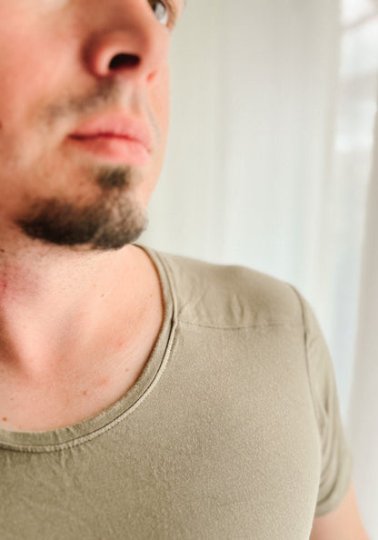 Střih na pánské tričko bez ramenních švů "Fine" - S - 4XL - Šibabi.cz