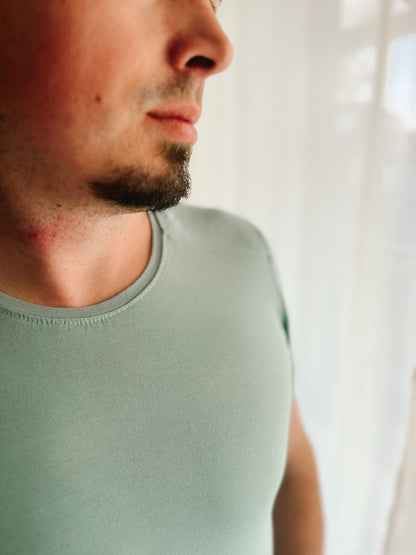 Střih na pánské tričko bez ramenních švů "Fine" - S - 4XL - Šibabi.cz