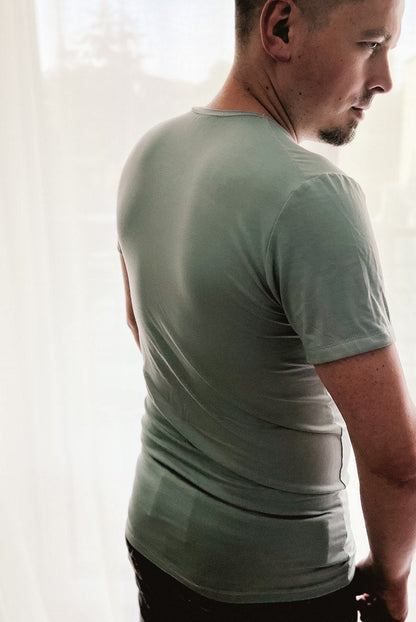 Střih na pánské tričko bez ramenních švů "Fine" - S - 4XL - Šibabi.cz